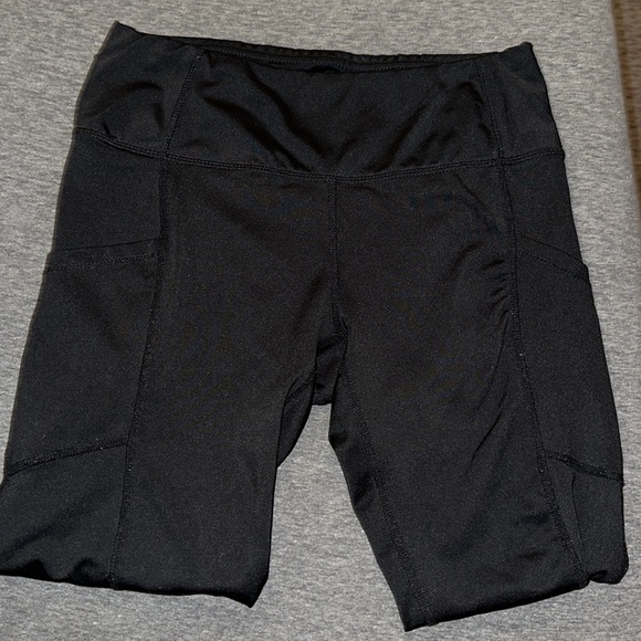 Small, black wicking Athletic leggings - Picture 2 of 4
